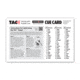 Thompson Target TAC Target Training W/Audible Cues 19x25 Shooting Targets, 20 Pack and Cue Card, Multi, Extra Large, 2704-20