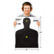 Thompson Target Yellow-Fire Life Size Silhouette Paper Shooting Targets 19x25, 20 Pack, White, Extra Large, 0448-20