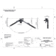 Tier One ELR V2 Competition Bipod - QD Picatinny Tilt Only, Black, T1ELRBIPODQDT