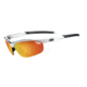 Tifosi Optics Veloce w/ EC, GT, Smoke/Red Glare Guard Lenses, White/Black Frame 1040204816