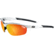 Tifosi Optics Veloce w/ AC Red, Clear, Smoke/Red Glare Guard Lenses, White/Black Frame 1040104803