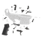 Tiger Rock AR-10/LR-308 Lower Parts Kit w/  Standard Grip, Trigger Guard &amp; Single Safety Selector, Black, LPK308-17