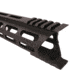 EDEMO Tiger Rock AR-10/LR-308 Hybrid Cut Super Slim M-LOK Free Float Handguard, 12 in, Black, FML308-TC-R-12C#, EDEMO1