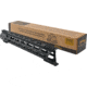 Tiger Rock AR-10/LR-308 Hybrid Cut Super Slim M-LOK Free Float Handguard, 15 in, Black, FML308-TC-R-15C#