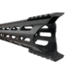 Tiger Rock AR-10/LR-308 Hybrid Cut Super Slim M-LOK Free Float Handguard, 18 in, Black, FML308-TC-R-18C#