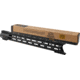 Tiger Rock AR-10/LR-308 Hybrid Cut Super Slim M-LOK Free Float Handguard, 18 in, Black, FML308-TC-R-18C#