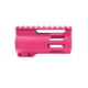 Tiger Rock AR-15 4in M-Lok Super Slim Free Float Handguard w/2in &amp; 3in M-Lok Rail Sections, Cerakote, Plain, Pink, Small, FML-4-PNK