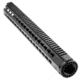 Tiger Rock AR-15 Keymod Handguard, 16&quot;, Extra Long, Free Float, w/Steel Barrel Nut, Black, FKM16