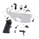 Tiger Rock AR-15  Lower Parts Kit w/ Standard Grip, No Trigger Guard, Black, LPK-17-TG