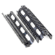 Tiger Rock AR-15 Tactical Quad Rail Handguard, Oval Ports, Silver, MAR005N