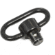Tiger Rock Push-Button Quick Detach Sling Swivel, Black, QD