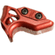 Timber Creek Enforcer Picatinny Mini Angled Foregrip, Red, Standard, EM AFG R