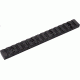 Timber Creek M-Lok 15 Slot Picatinny Rail, Black, M 15S PR BL