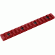 Timber Creek M-Lok 15 Slot Picatinny Rail, Red, M 15S PR R