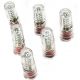 Tipton Snap Cap, Revolver 38 Special, 357 Mag, 6 Pack, Red/Clear, 321398