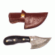Titan 15N20/1095 Damascus Steel Hatchet, TD-029, Bull Horn Handle, 3in. Blade TDK-29