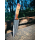 Titan Damascus Steel Fixed Knife 8.6in, TD-087