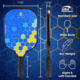 Tkg Sports Carbon Fiber Pickleball Set W/carry Bag