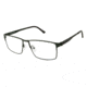 TLG NU023 Eyeglass Frames - Frame Matte Olive, Size 56/15mm LYNU02302