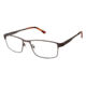 TLG NU024 Eyeglass Frames - Frame Matte Brown, Size 55/17mm LYNU02402