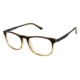 TLG NU025 Bifocal Prescription Eyeglasses - Frame Green / Gunmtal, Size 53/18mm LYNU02503