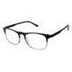 TLG NU025 Bifocal Prescription Eyeglasses - Frame Grey / Black, Size 53/18mm LYNU02502