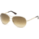Tom Ford FT0035 Sunglasses - Shiny Rose Gold Frame Color, Brown Mirror Lens Color