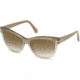 Tom Ford FT0430 Sunglasses - Beige Frame Color, Brown Mirror Lens Color