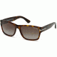 Tom Ford FT0445 Sunglasses - Dark Havana Frame Color, Gradient Smoke Lens Color