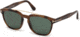 Tom Ford FT0516 Sunglasses - Blonde Havana Frame Color, Green Lens Color