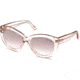 Tom Ford FT0577 Sunglasses - Shiny Pink Frame Color, Gradient Or Mirror Violet Lens Color