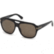 Tom Ford FT0630 Sunglasses - Shiny Black Frame Color, Roviex Lens Color