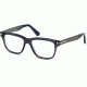 Tom Ford FT5372 Eyeglass Frames - Shiny Blue Frame Color, Shiny Blue Lens Color