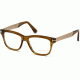 Tom Ford FT5372 Eyeglass Frames - Shiny Dark Brown Frame Color, Shiny Dark Brown Lens Color