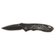 Tomahawk Black Onyx Skull Tailwind, 2 1/2in Blade With The Slightest Nudge Of The Thumb Stud, 6061 Anodized Aluminum Handle, UC2801