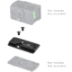 Toni System Adapter for Aimpoint Acro Footprint for Type A Plates, Black, OPXADACRO