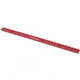 Toni System Picatinny Short - Length 300mm, Distance 61.5mm for Ts Handguard, Red, PILM4N-RE