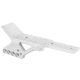 Toni System Scope Mount for C-More for Tanfoglio, Silver, ALT12-SI
