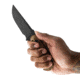 Toor Knives Brauler Fixed Blade Knife, 4in, CPM Cruwear Steel, G10 Handle, Omaha Tan, Black Tru Hide, Brauler - Omaha Tan