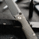 Toor Knives Chasm XLT Folding Blade Knife, 3.25in, CPM 154, 6AL-4V Titanium Handle, Carbon, Chasm-XLT-Carbon
