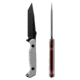 Toor Knives Darter T Fixed Knife, 4.25in, M4 Steel, G10 Handle, Disruptive Grey, Black Tru Hide, Darter T - Disruptive Grey
