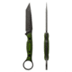 Toor Knives Dealer Exclusive Phosphor Green Serpent Fixed Blade Knife, 3.75in, Steel CPM3V, G10 Handle, Serpent-DE