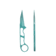 Toor Knives Jank Shank Fixed Blade Knife, 3in, CPM 35VN, Steel Handle, Teal, Jank Shank-Teal