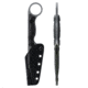 Toor Knives Jank Shank W Fixed Blade Knife, 3in, CPM M4 Steel, G10 Handle, Phantom Grey, Black Hydro Static, Jnk Shnk W - Phntm Gr
