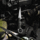 Toor Knives Jank Shank W Fixed Blade Knife, 3in, CPM M4 Steel, G10 Handle, Phantom Grey, Black Hydro Static, Jnk Shnk W - Phntm Gr