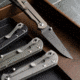 Toor Knives Merchant 2.0 FL35S Folding Knife, 3.75in, Steel CPM S35VN, 6AL-4V Titanium, Black, Merchant-2.0-FL35S-Black