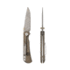 Toor Knives Merchant FL35S Folding Knife, 3.75in, CPM S35VN, 6AL-4V Titanium Handle, Bronze, Merchant - FL35S-Bronze