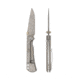 Toor Knives Merchant FL35S Folding Knife, 3.75in, CPM S35VN, 6AL-4V Titanium Handle, Stone, Merchant - FL35S-Stone