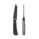 Toor Knives Merchant FL35T Folding Knife, 3.75in, CPM S35VN, 6AL-4V Titanium Handle, Shadow Black, Merchant - FL35T-Shadow Black