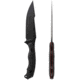 Toor Knives Raven Fixed Blade Knife, 5.5 in CPM 3V Blade, G10 Shadow Black Handle, Raven-Shadow-Black
